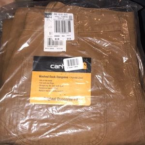 Carhartt washed duck dungaree flannel lined men’s